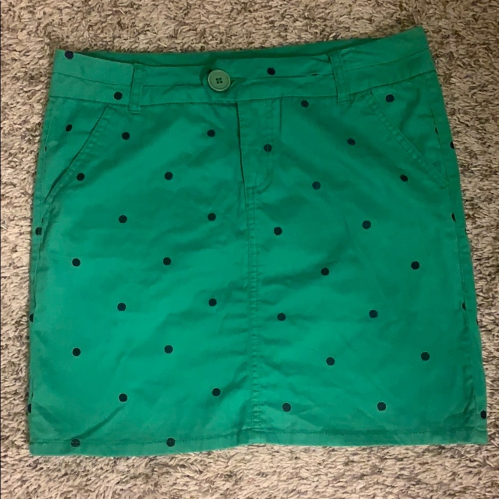 Short cotton skirt
